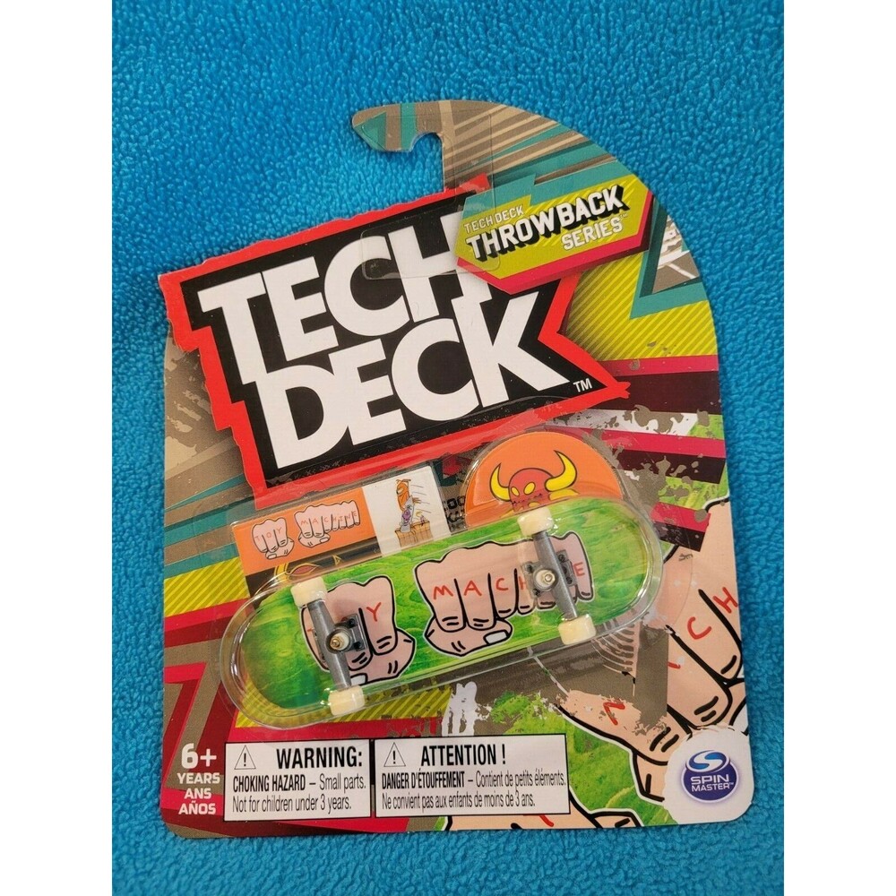 TECH DECK “RARE” Fingerboard Throwback Series Toy Machine (fists)